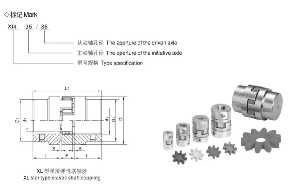 Star-Type Elastic Coupling